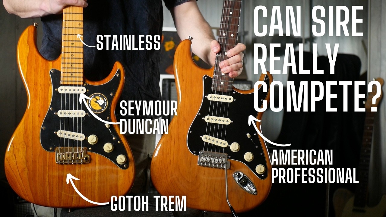 Sire Larry Carlton S10 vs Fender American Professional ii Strat - On Paper, The Sire is Better?