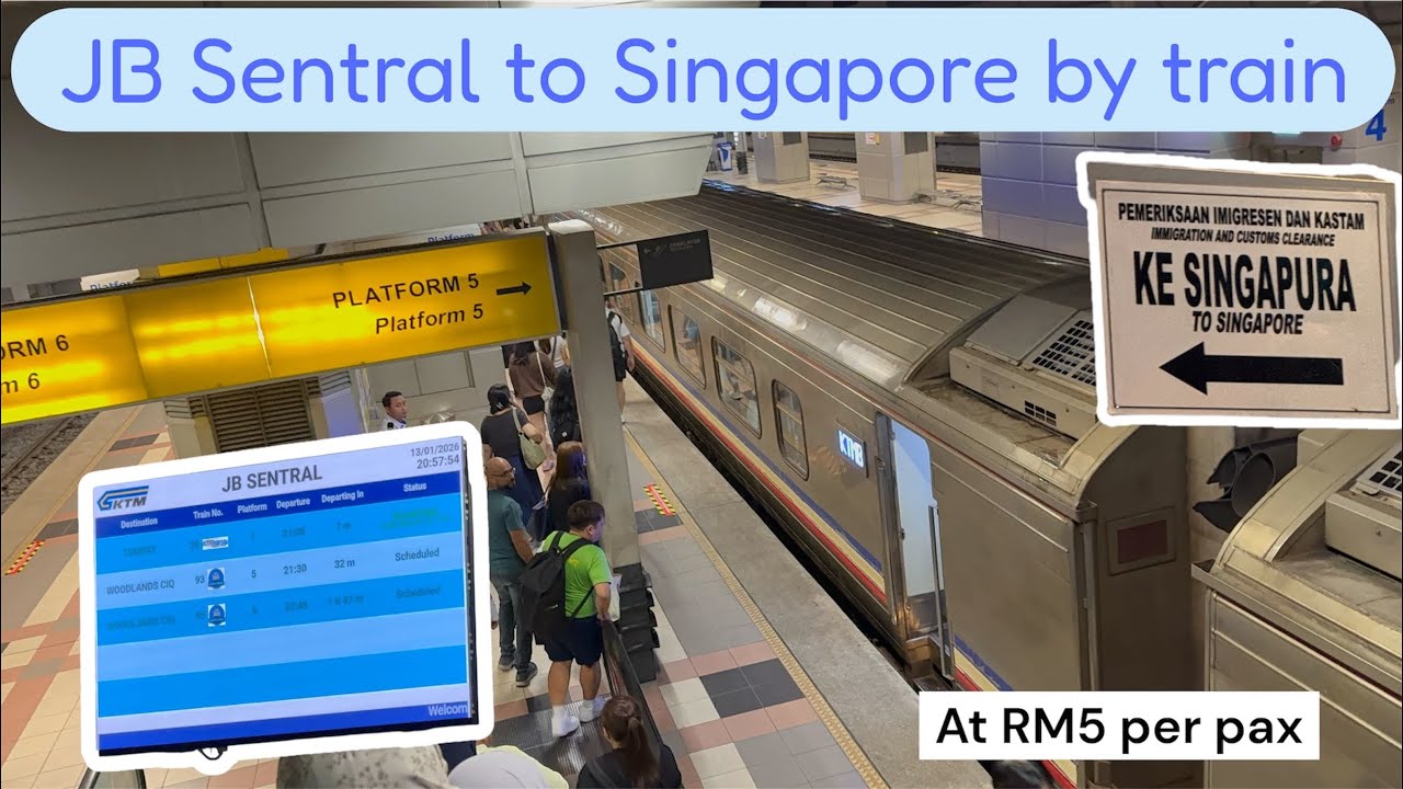 JB Sentral to Singapore by Bus 🇲🇾➡️🇸🇬 | Step-by-Step Border Crossing Experience