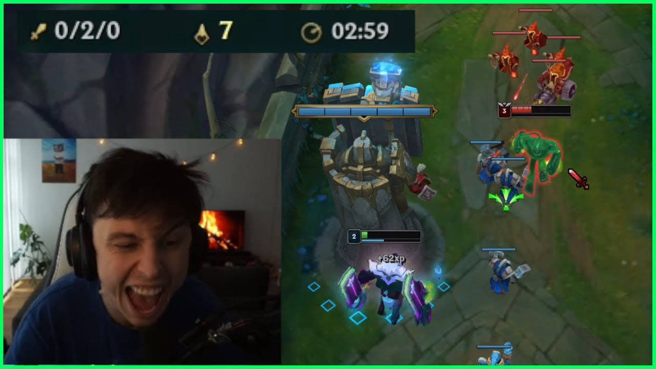 Caedrel Mental Breakdown Playing VS Zac Top Lane