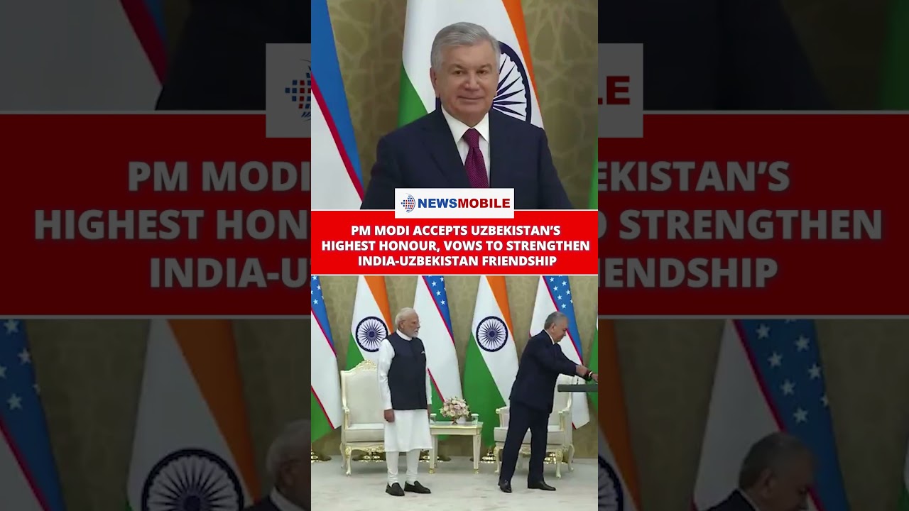 PM Modi Accepts Uzbekistan&rsquo;s Highest Honour, Hails India-Uzbekistan Friendship