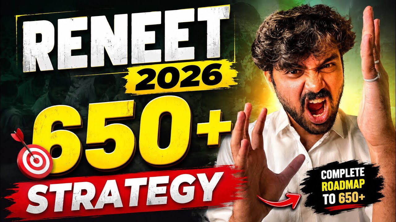 🎯 RENEET 2026 650+ Roadmap | Zero to Selection Strategy