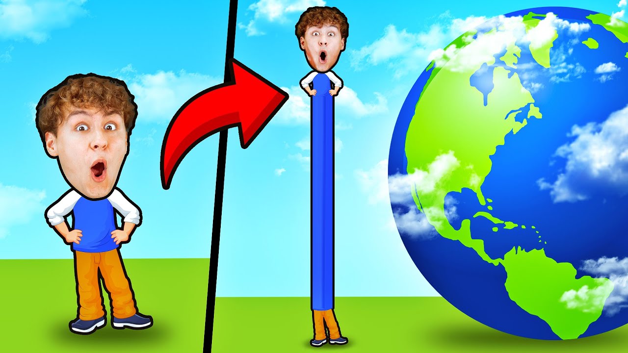 Ich werde GRÖSSER als die ERDE?! - Tall Man Run