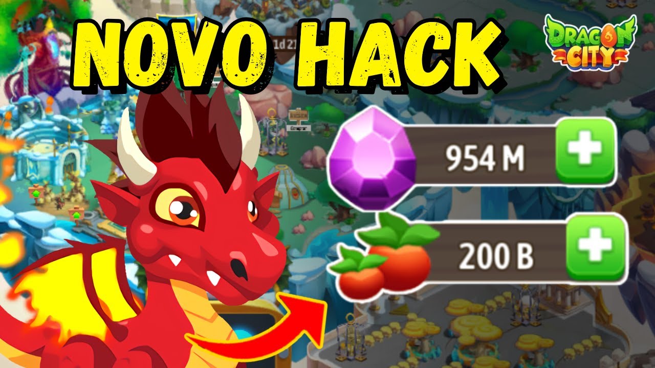 NÃO ACREDITO!!! SAIU UM NOVO HACK NO DRAGON CITY! 😱