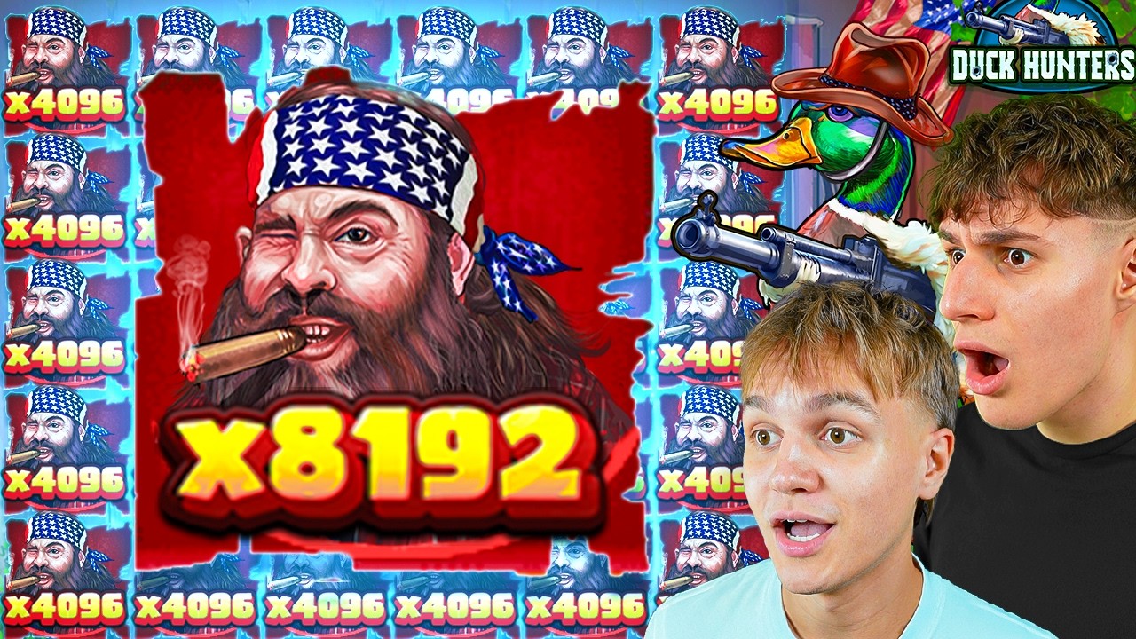 WE COULDN'T STOP WINNING ON DUCK HUNTERS! (MAX WIN)