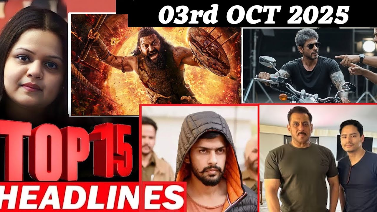 Top 15 Big News of Bollywood | 3rd OCTOBER   2025 | Salman Khan , Ramayana, Sunny Deol, Amir Khan