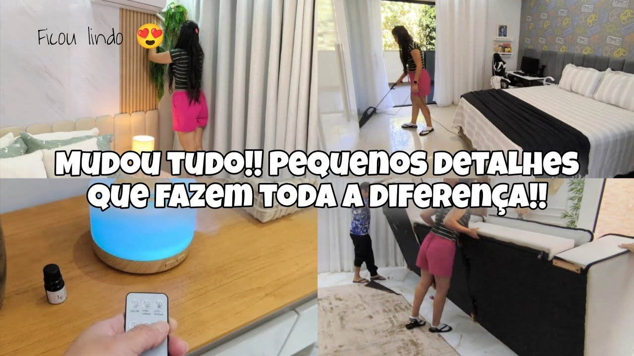 ROTINA REAL DO LAR | ESSA DECORAÇÃO MUDOU TUDO | NOVOS ITENS NA DECORAÇÃO | O QUE OUVE COM O SOFÁ??