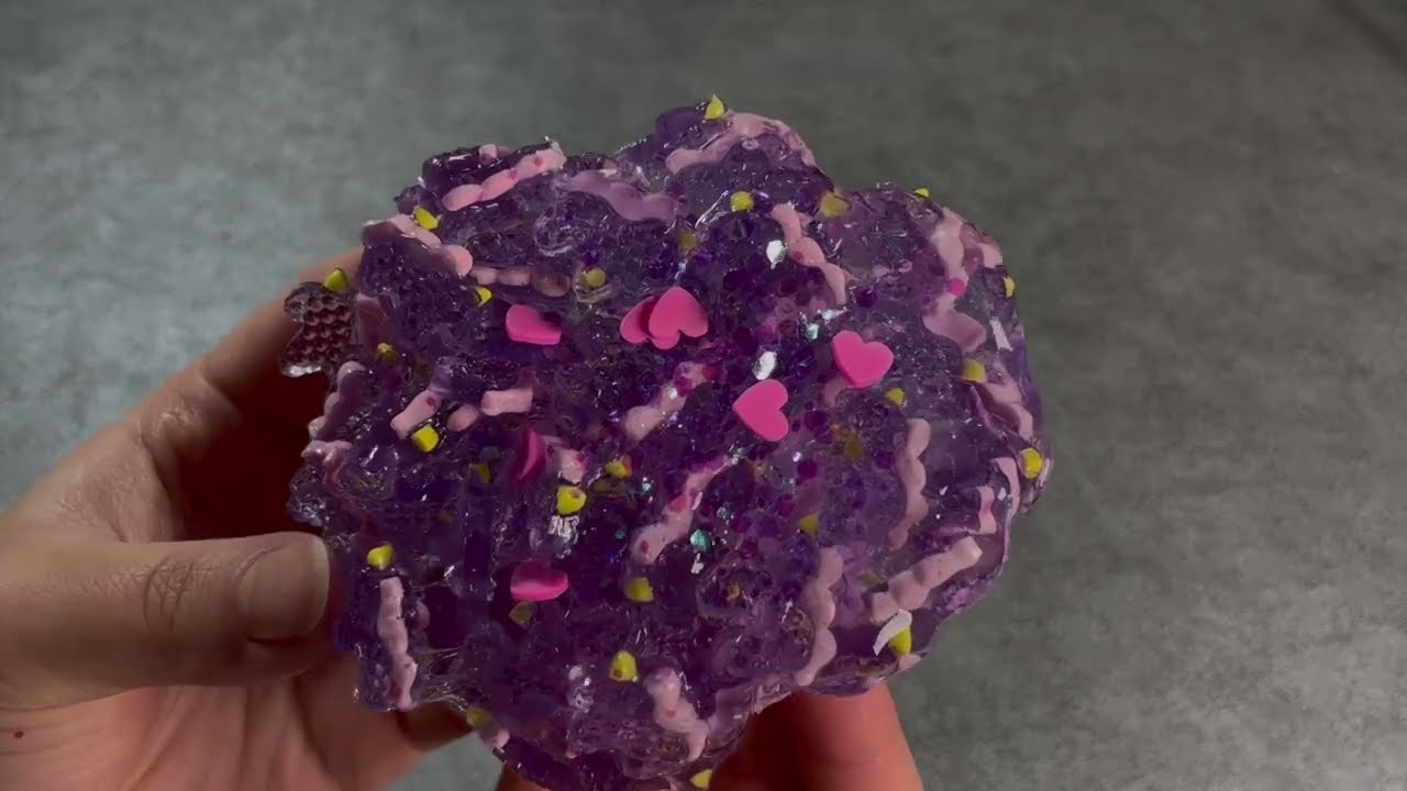 ASMR 바삭 뿌각 쟈작! 🍂💥 크런치 슬라임