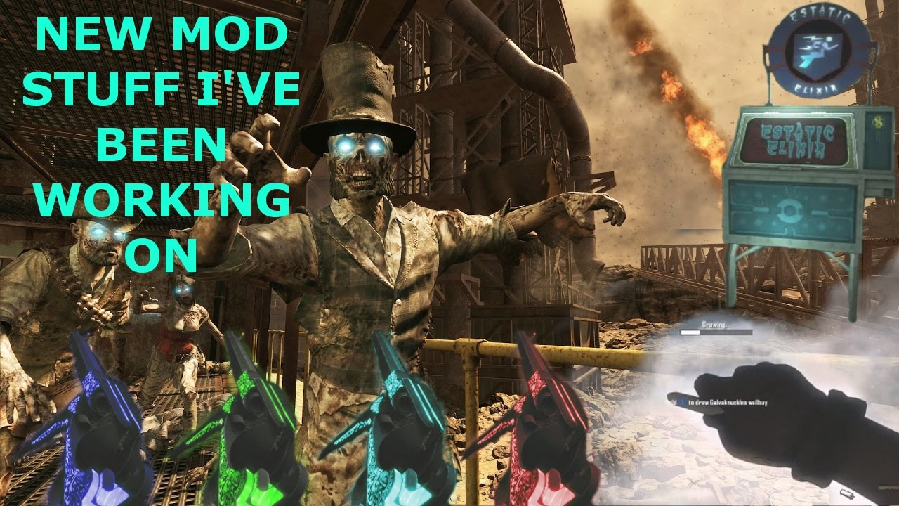 WaW Testing Showcase | Custom Weapons, Perks, Drawable Wallbuys and More!