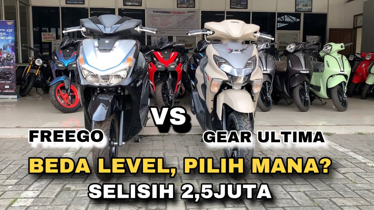 Ini Yang Kalian Mau❗️Yamaha FREEGO 2025 vs GEAR ULTIMA 125 Hybrid