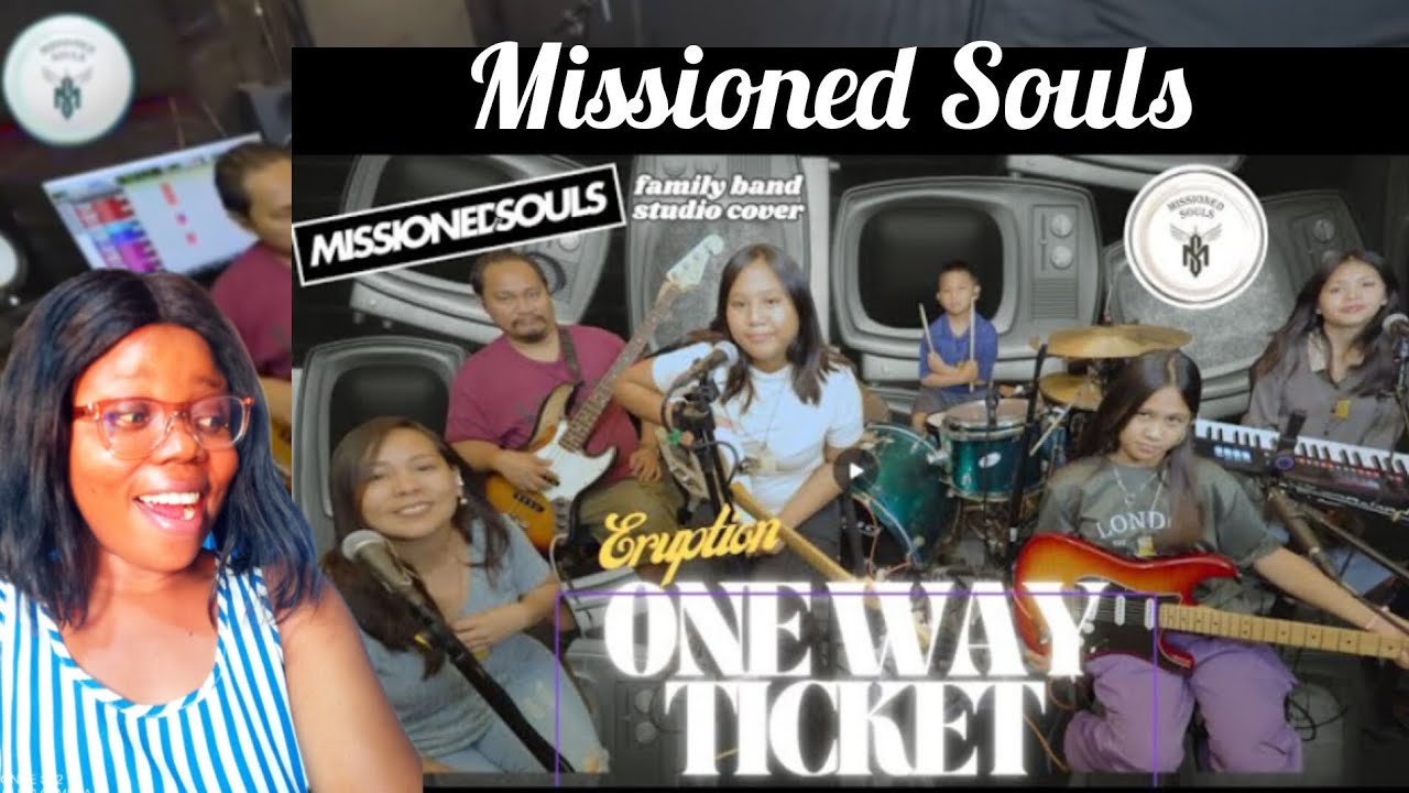 Reaction To One Way Ticket by Eruption | Missioned Souls | family band - studio cover
