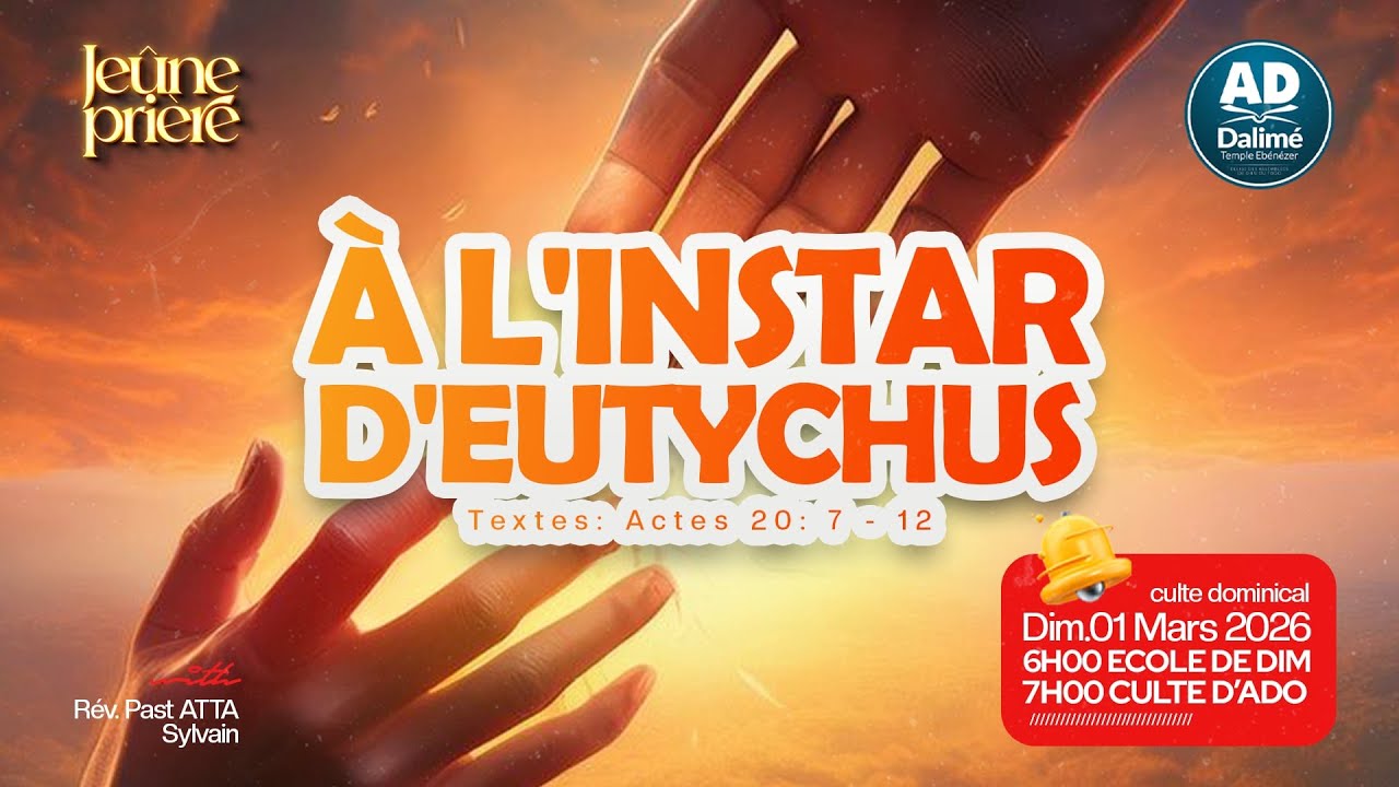 CULTE DIMANCHE 1MARS 2026