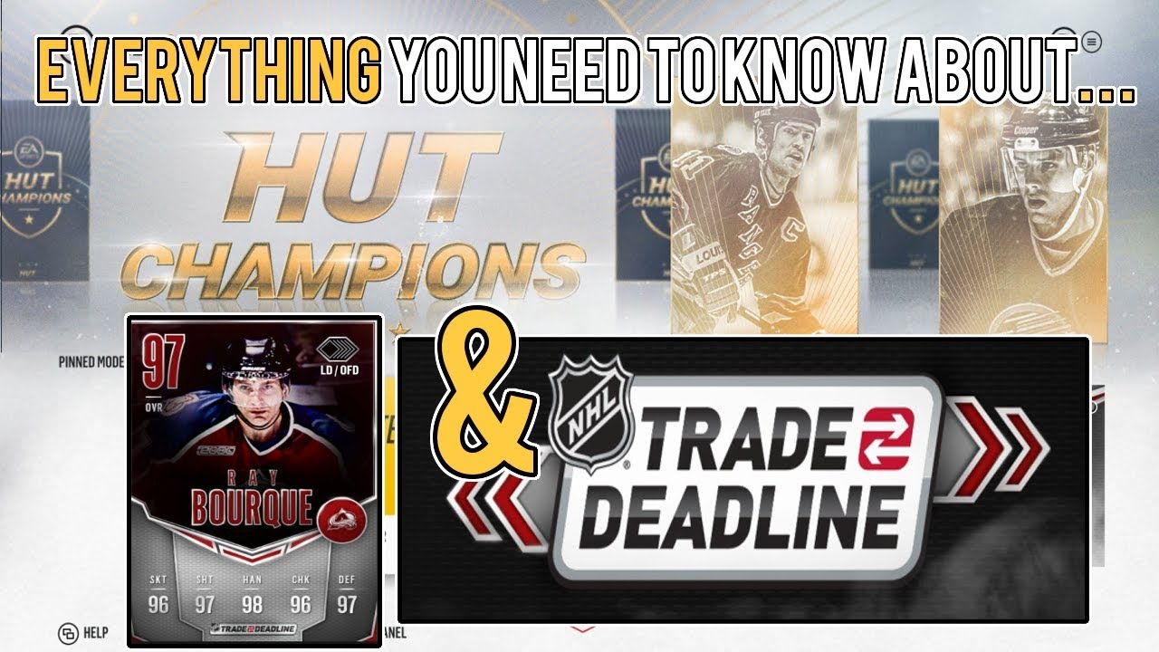 NHL 18 NEW UPDATE! |  HUT Champions and Trade Deadline Event Details