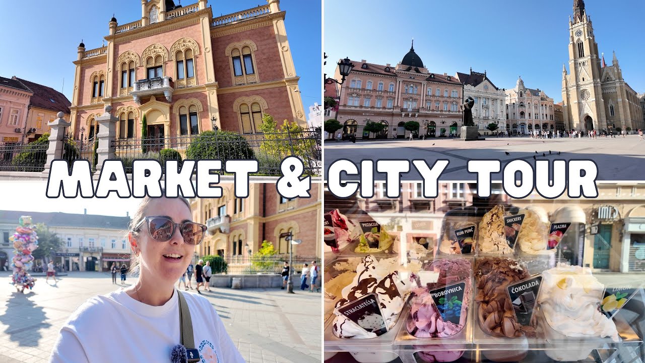 Exploring Novi Sad: Part 1 🇷🇸 Local Market, Cute Streets & a Police Visit?!