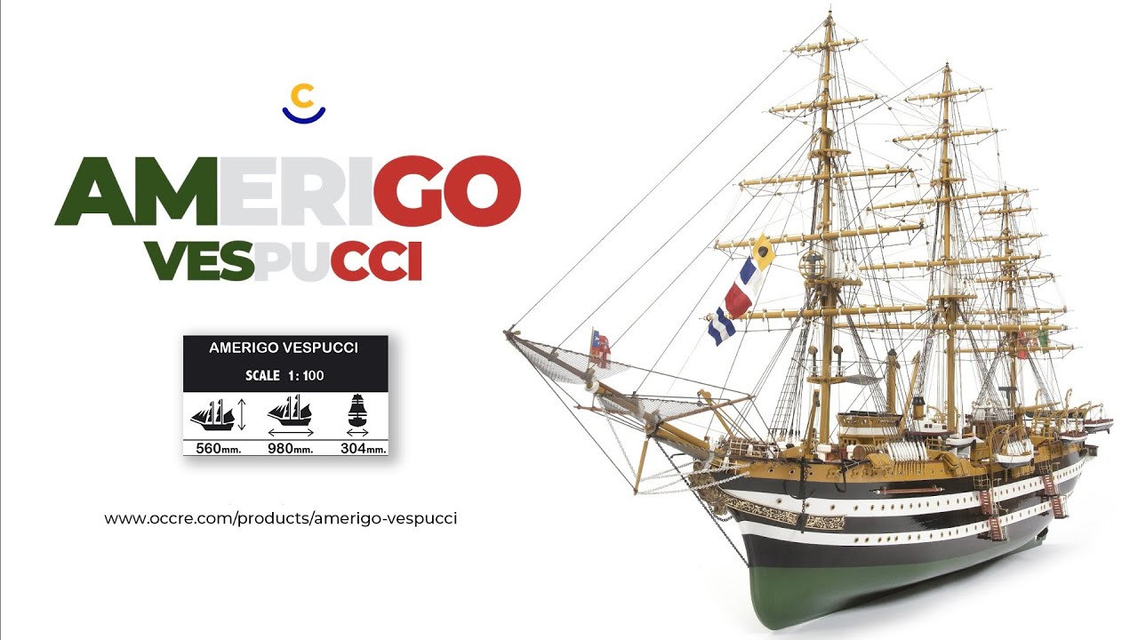 OcCre - Amerigo Vespucci 1:100 - Paso a paso 21