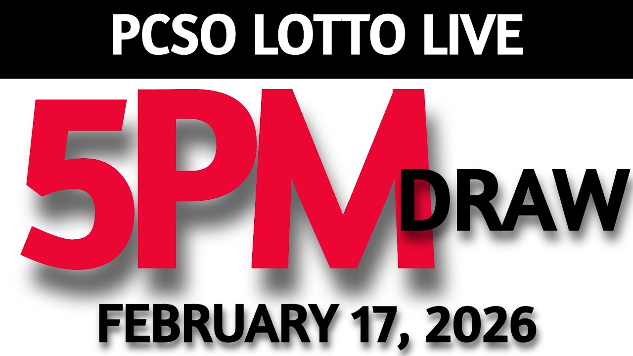 Lotto Result Today 5pm Draw February 17, 2026 Swertres Ez2  PCSO LIVE