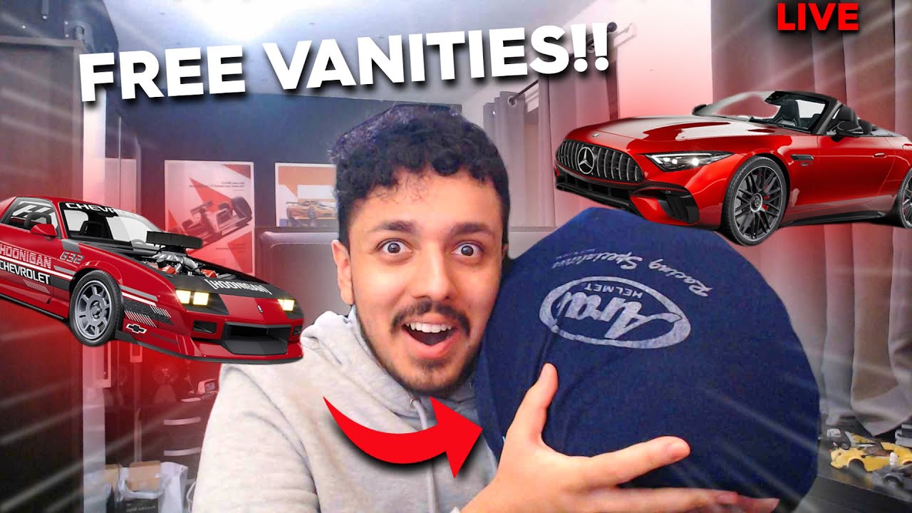 LIVE | FREE Vanitite! 2 NEW Cars.. MASSIVE Reveal!! Ubisoft Gift First Stream Of The Year!