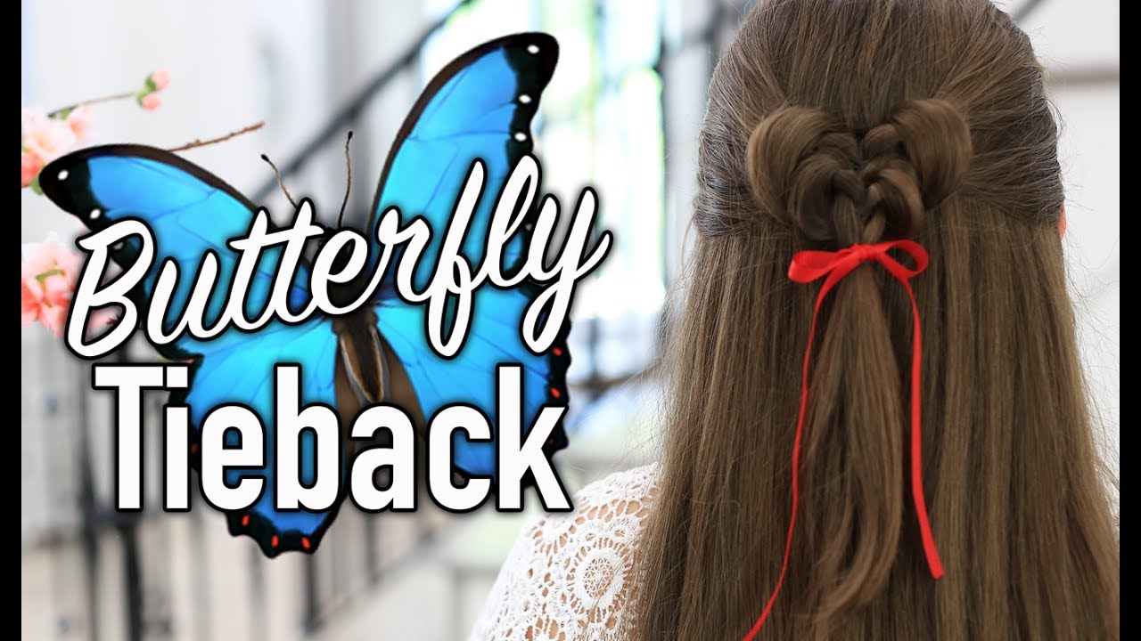 How to Create a Butterfly Tieback | Beautiful and Cute Hairstyles for Girls