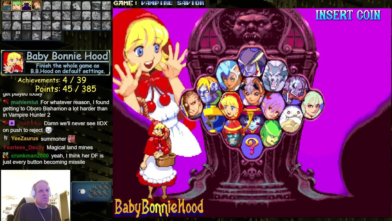 Arcade RetroAchievements - Vampire Savior [01-21-2026 stream]