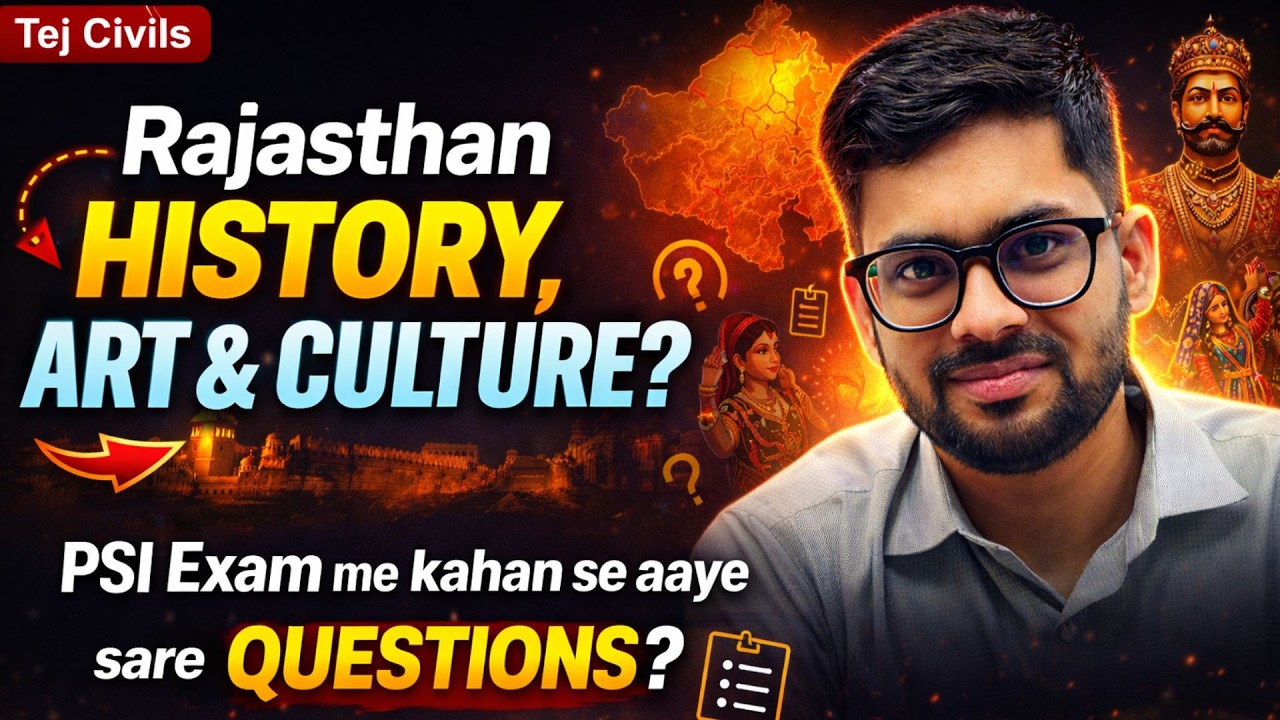 PSI 2026 Rajasthan History Direct Hit 🔥 | Art & Culture Questions Source 😱 #PSI2026 #RajasthanGK