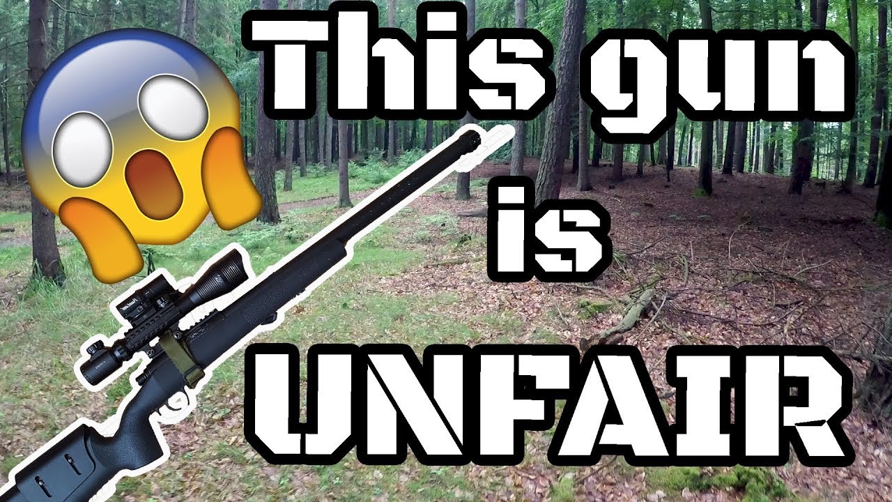 Crazy accuracy! Power of a well build VSR-10. Airsoft sniper scopecam gameplay