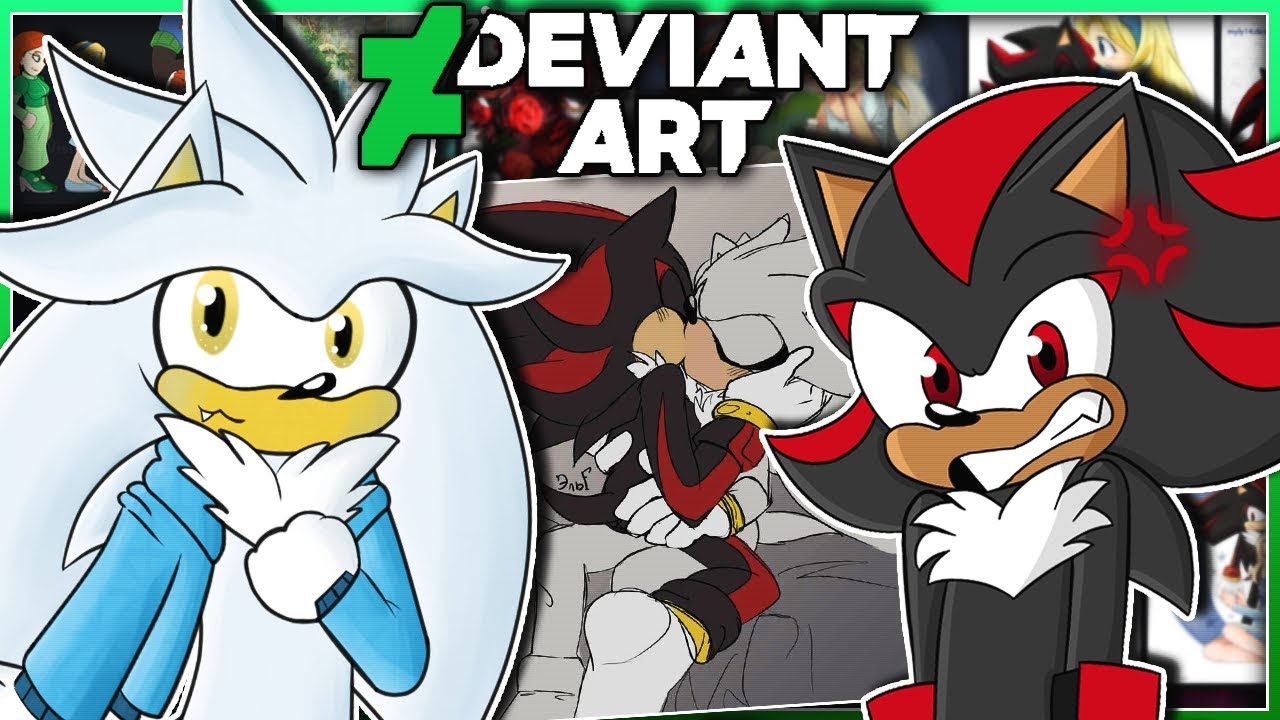 Shadow & Silver Посетите DEVIANTART! - SILVER KISSING SHADOW?!