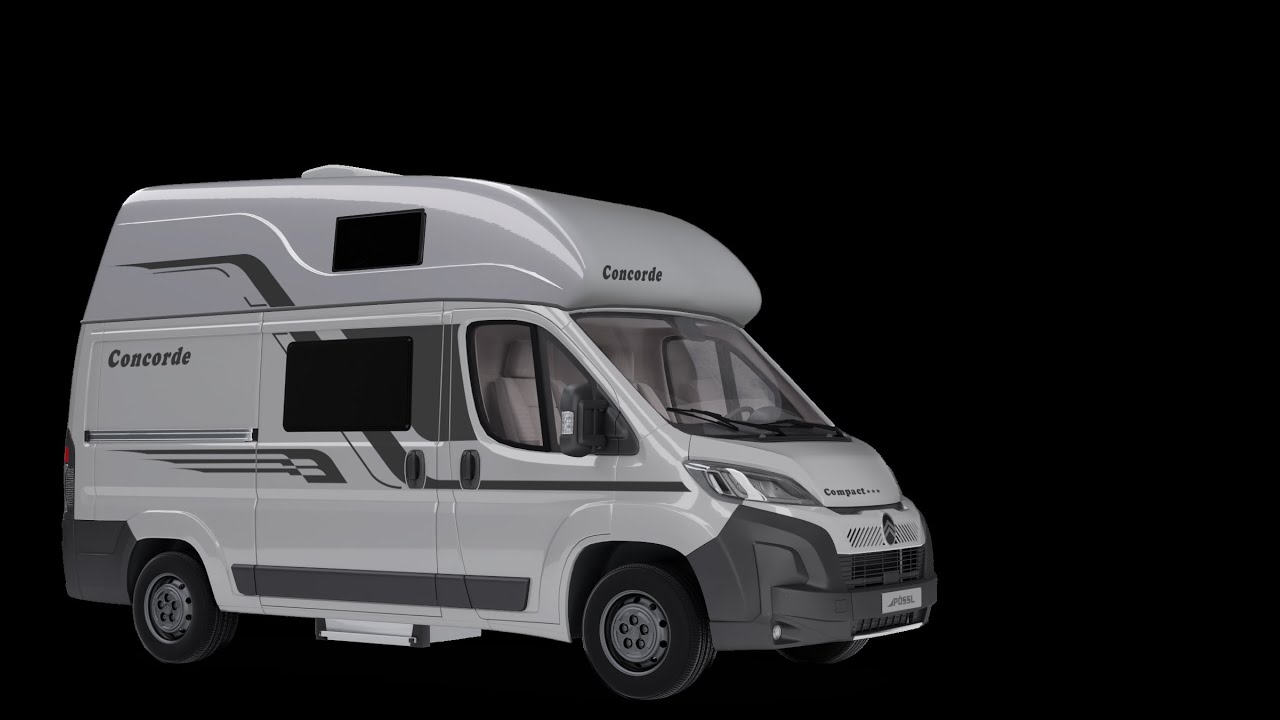 Possl Concorde Compact - a CAMPER with a TINY FOOTPRINT