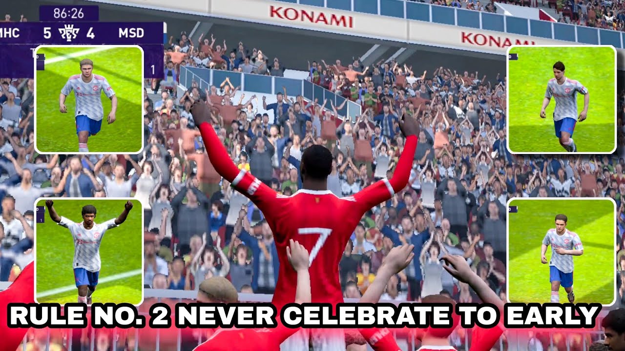 BELIVE IN COMEBACKS 🙌 | OPPONENT CELEBRATING EVERY GOALS | #pesmobile #peslive #karanislive #pes