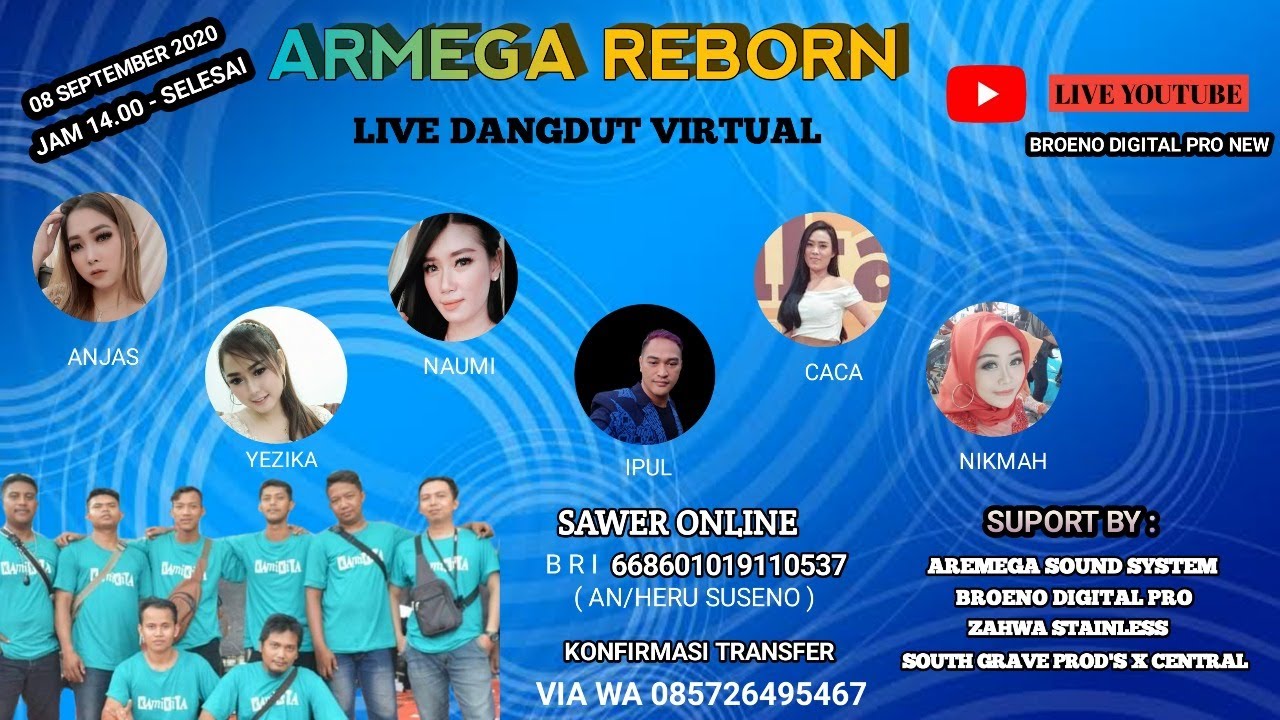 LIVE DANGDUT VIRTUAL BERSAMA ARMEGA REBORN