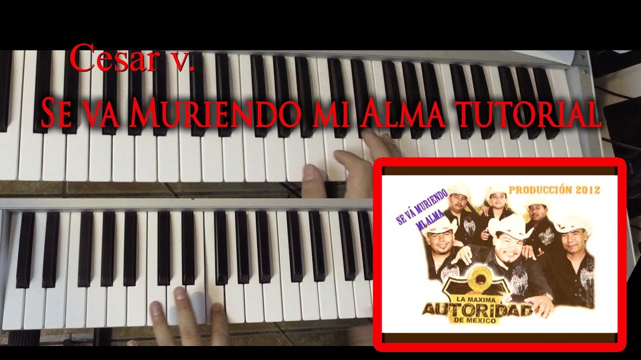 COMO TOCAR SE VA MURIENDO MI ALMA - (TUTORIAL)