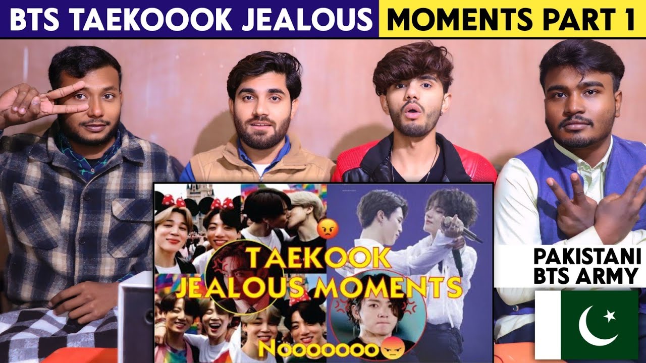 Taekoook Jealous Moments Part 1 - Pakistani Reaction - Shan Rajpoot