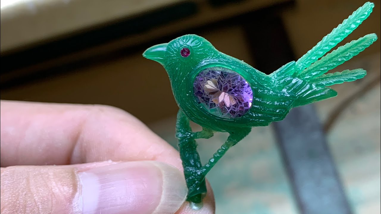 Sculpting Birds Pendant | Wax Carving | Jewelry Making Process