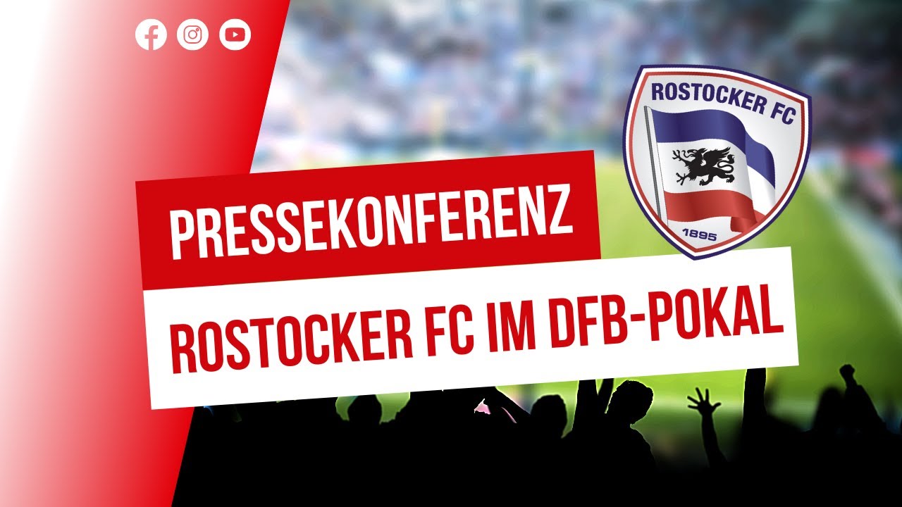Pressekonferenz  #RostockerFC #DFB-Pokal