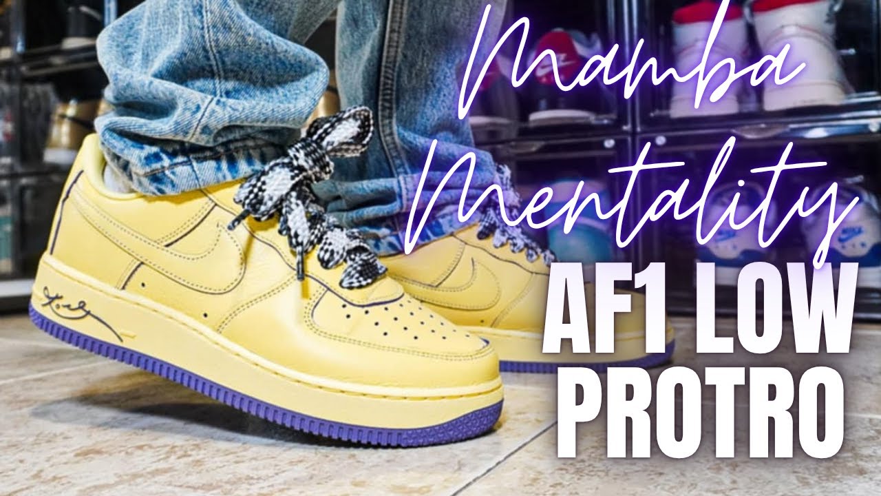 TODA UNA OBRA DE ARTE! AIR FORCE 1 LOW PROTRO KOBE MAMBA MENTALITY