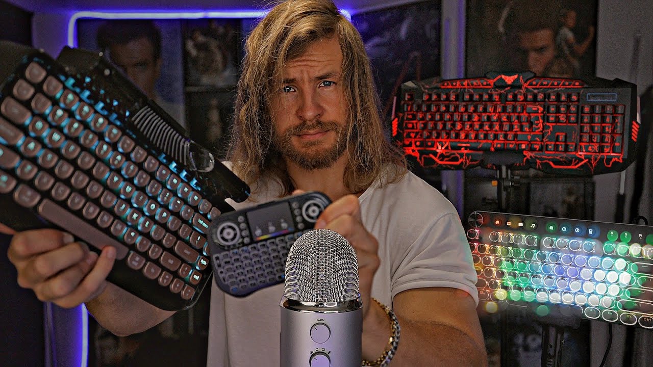 [ASMR] Clicky RGB Keyboards YOU WILL SLEEP
