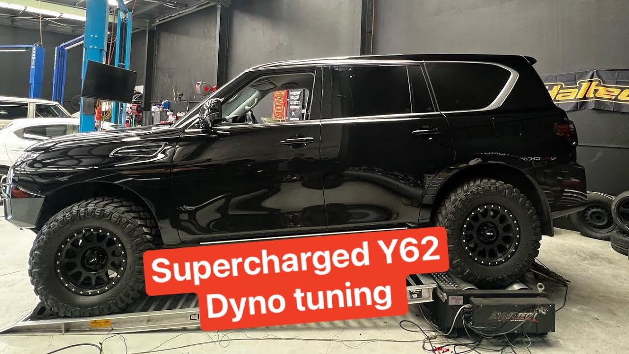 Supercharged Y62 Nissan Patrol dyno tune