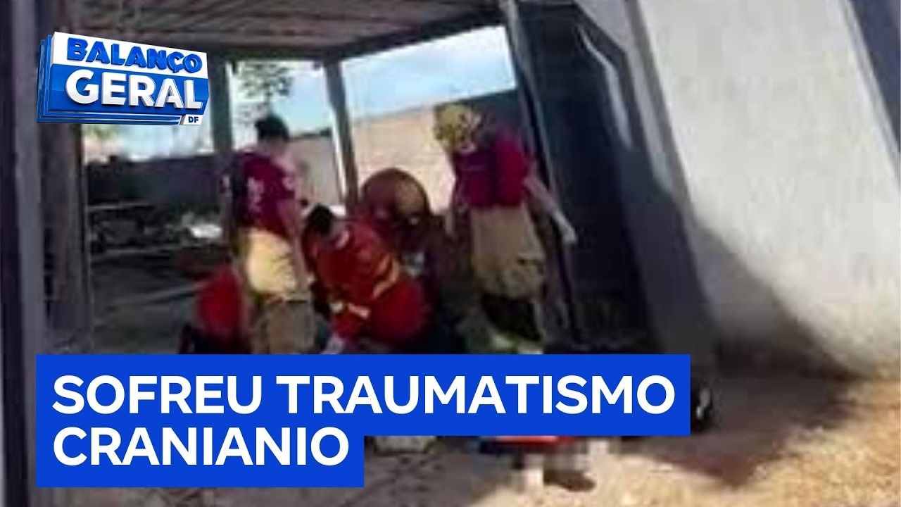 Homem morre após cair de laje no primeiro dia de trabalho no Gama (DF) | Balanço Geral DF