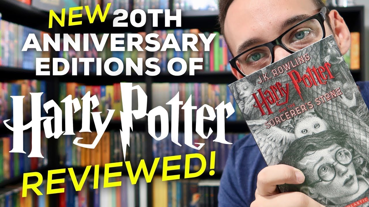 NEW HARRY POTTER COVERS REVIEWED! 20TH ANNIVERSARY EDITION
