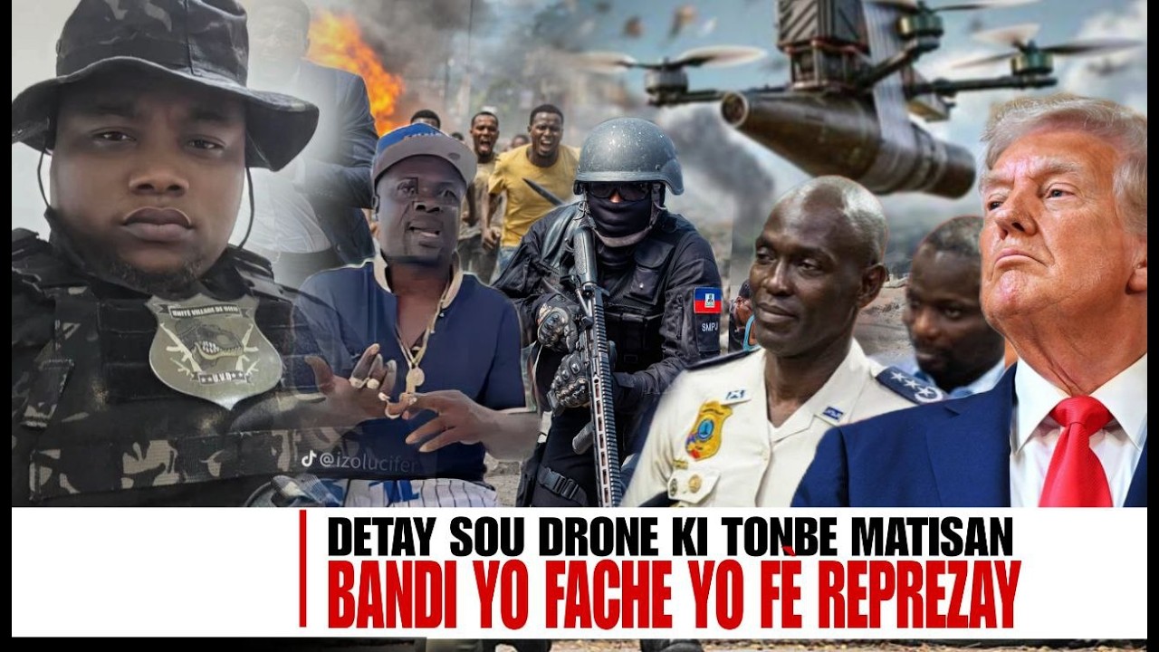 Rel nan baz gang yo, drone yo frape fò Matisan, Bandi yo fache Tande sa yo fè, Baz Pilat poze !