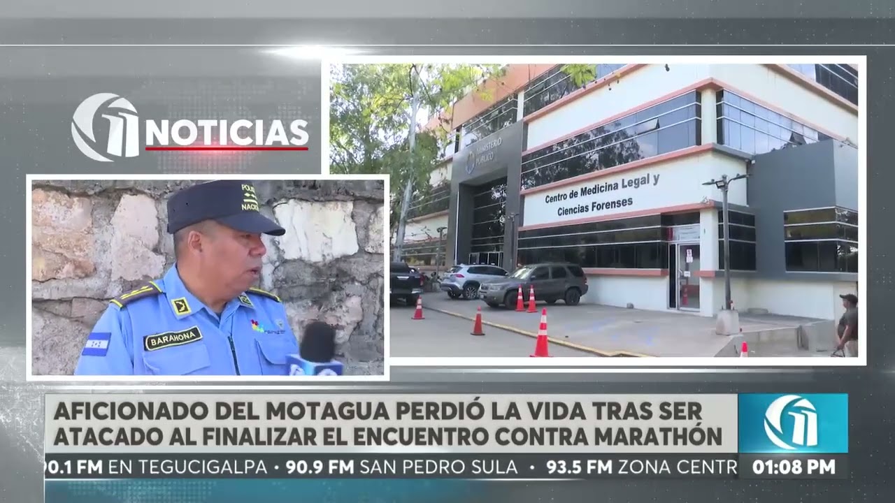 Aficionado del Motagua perdió la vida tras ser atacad* al finalizar el encuentro contra Marathón.