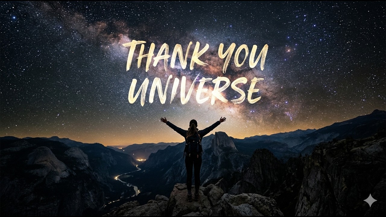THANK YOU UNIVERSE 🙏 Powerful Gratitude Meditation | Manifest Miracles & Positive Energy