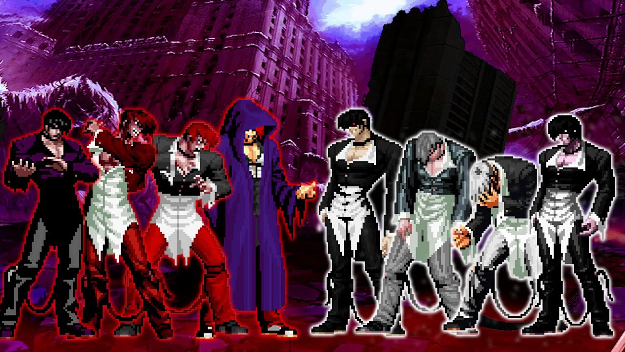 [KOF Mugen] Iori Yagami Team vs Flames Iori Yagami Team