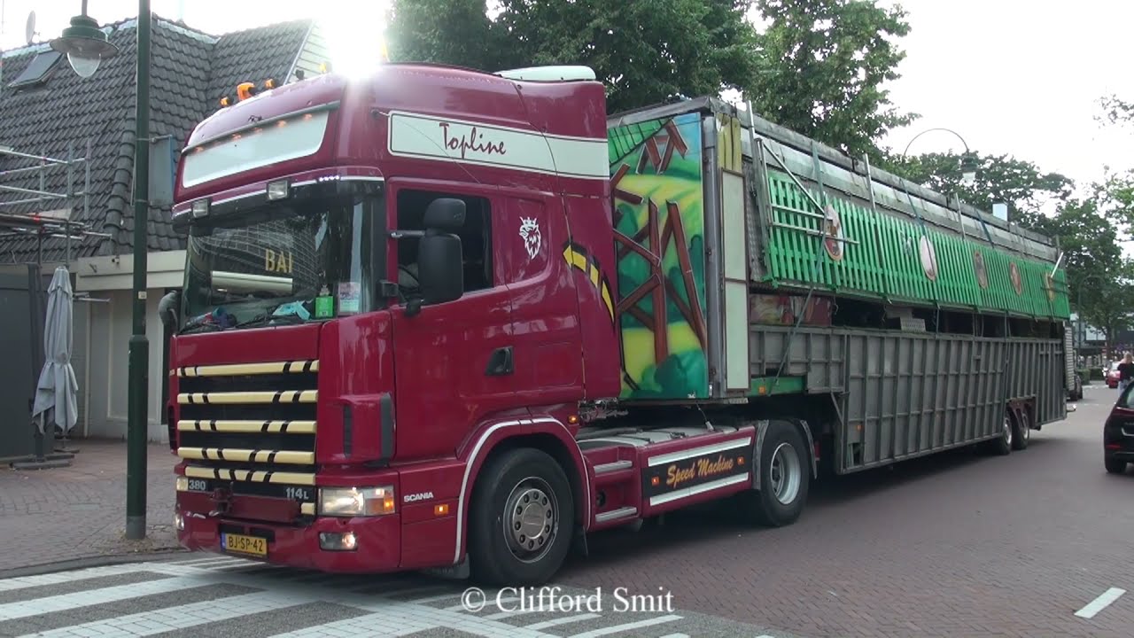 Kermis Laren 2021 Transport en opbouw Deel 2