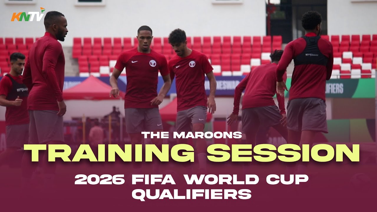 Qatar National Football Team Trains at Kalinga Stadium | FIFA World Cup  Qualifiers | India vs Qatar