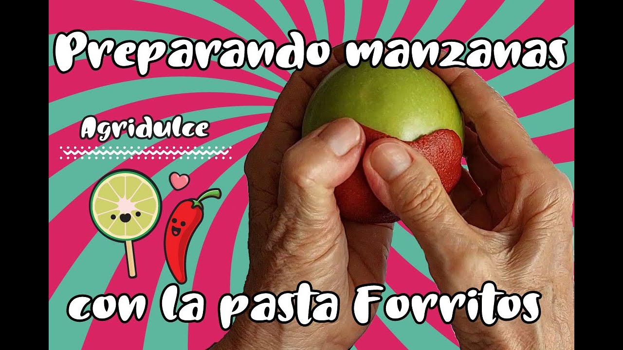 🍏 Forritos para manzana, prepara tu  manzana con chamoy