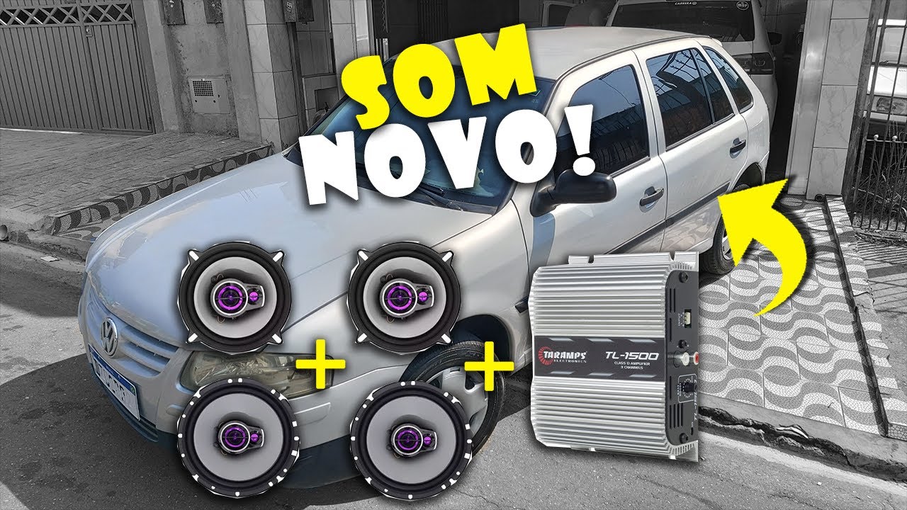 INSTALEI SOM NOVO NO GOL G4!