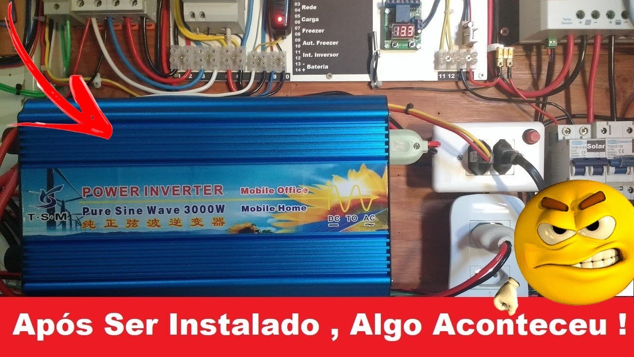 Instalei o Inversor TSM , Vejam o Que Aconteceu ! 05 01 2020