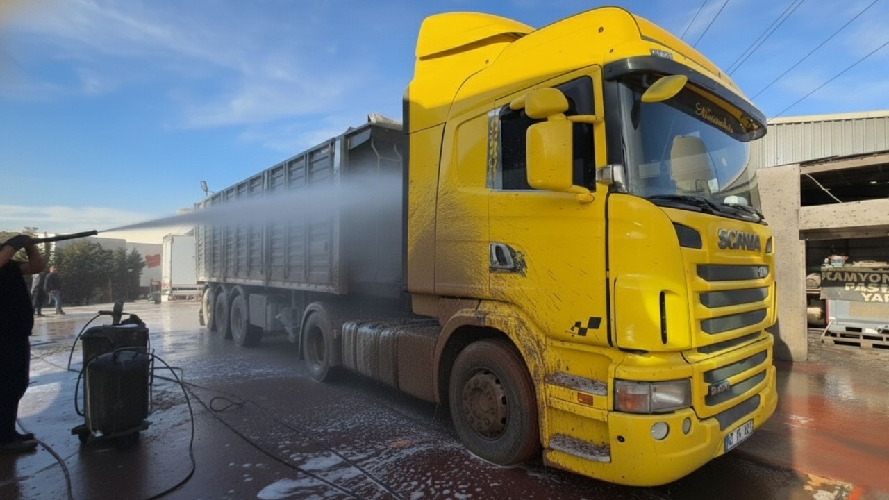 Massive Truck Cleaning Session 🚿 | Extreme Grime Breakdown & Shine Renewal