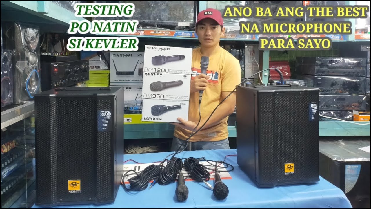 KEVLER DM1200 KEVLER DM950 KEVLER PM930 PROFESSIONAL DYNAMIC MICROPHONE UNBOXING AND SOUNDS CHECK