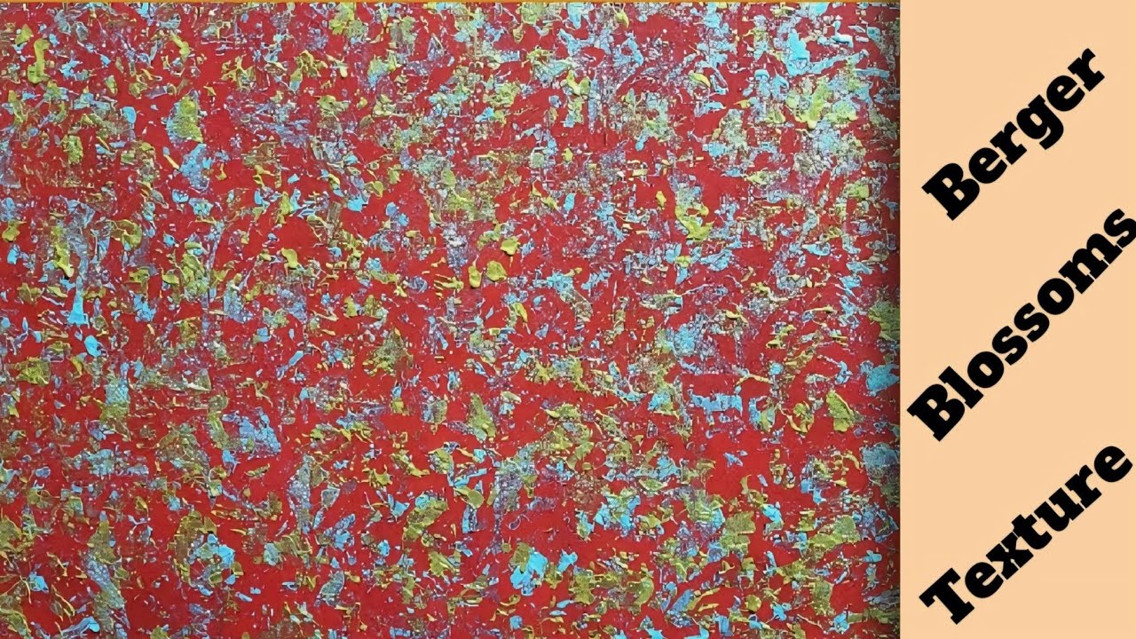 Berger  Blossoms Texture  #bergerpaints #blossom #walltexture #trending #newdesign