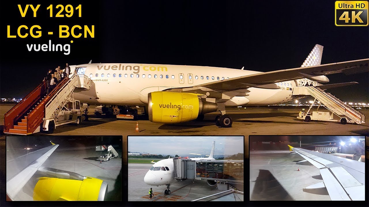 TRIP REPORT | Vueling Airlines | CORUÑA - BARCELONA | Double Camera On Board!